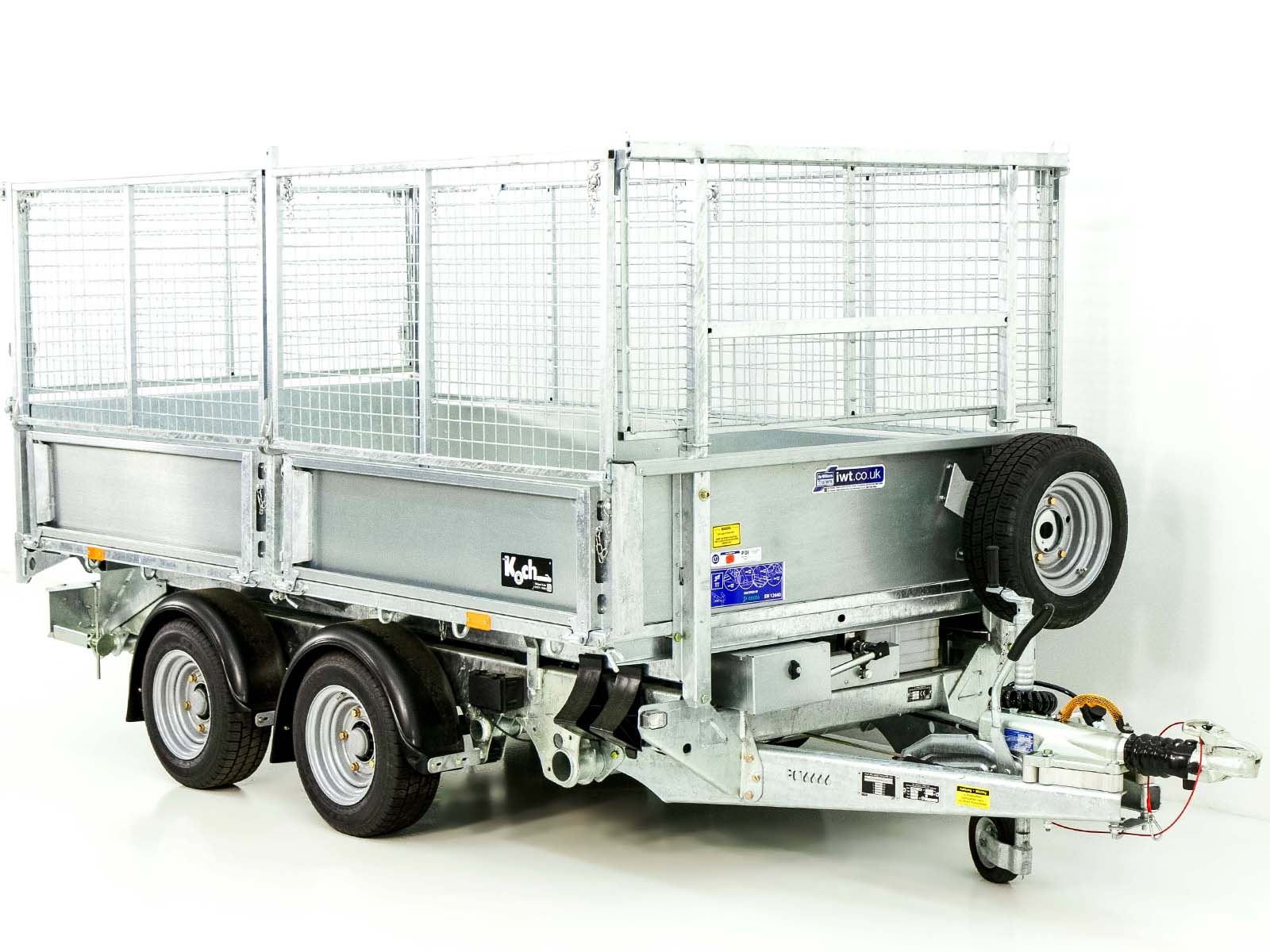 Ifor Williams Heckkipper TT 3017 170x300cm 3,5t | E-Pumpe | Gitter 80cm - Neu