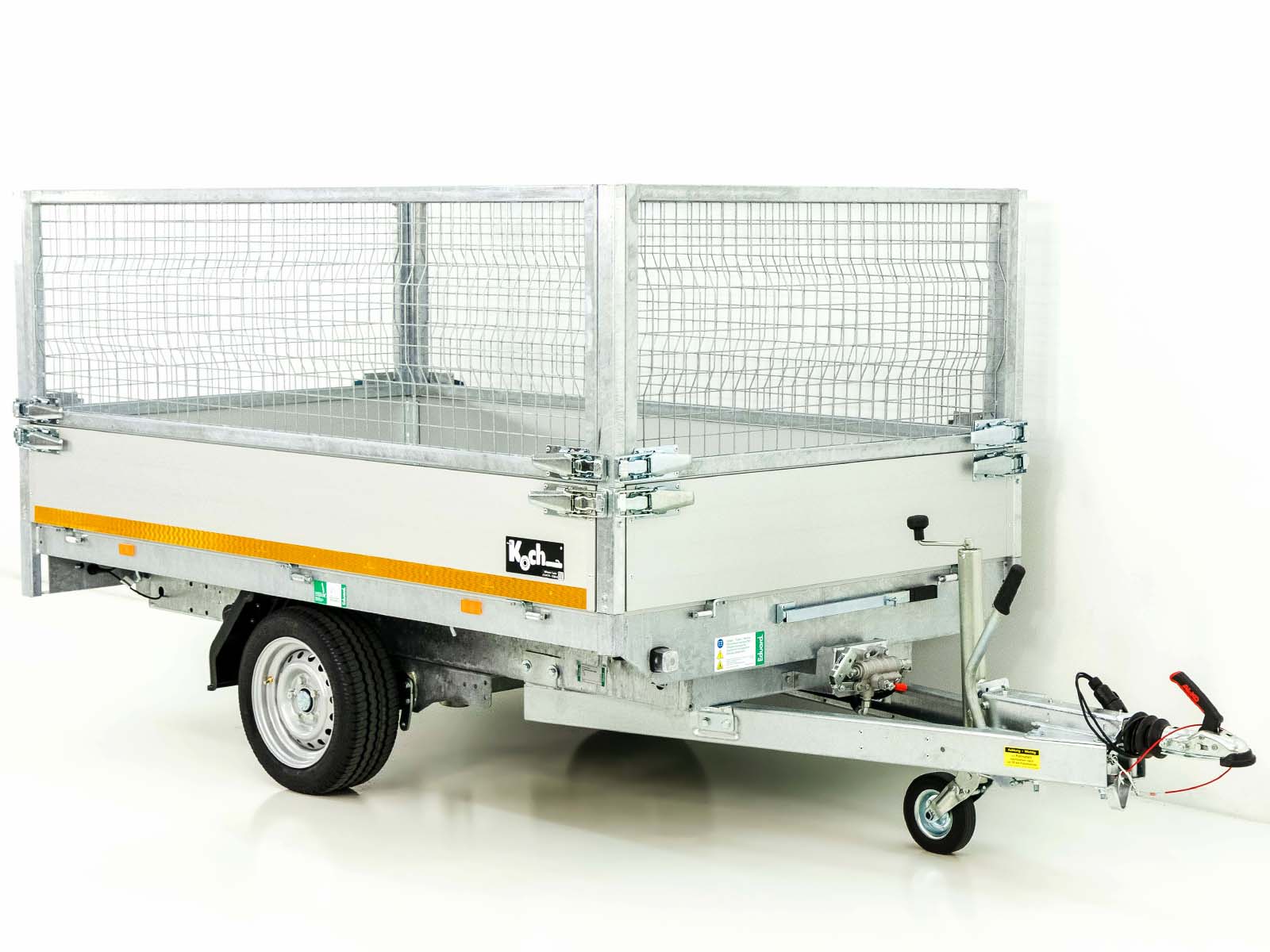 Eduard Heckkipper 150x256cm 1,5t | E+Hand Pumpe | Gitter 70cm - Neu