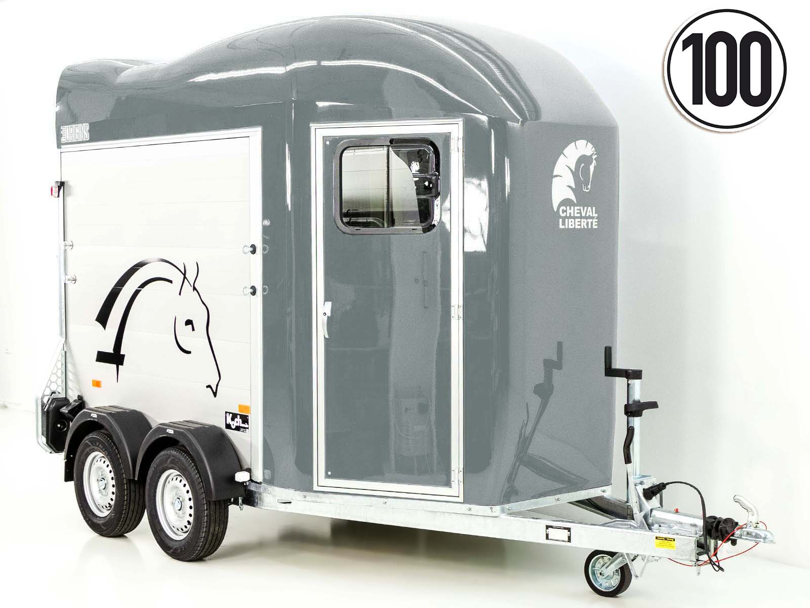 Cheval Liberte Pferdeanhänger GOLD Origins | grau - Neu