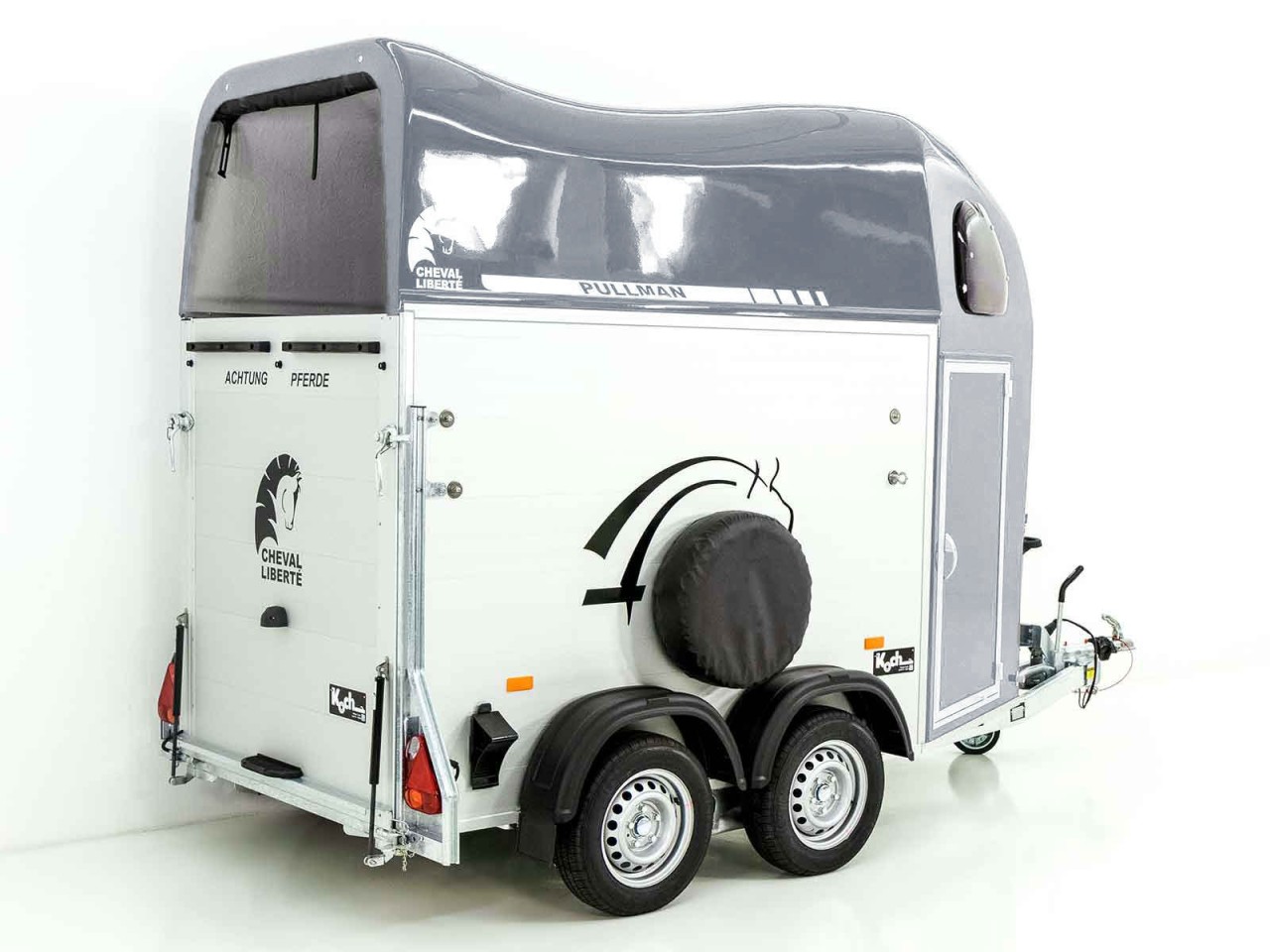 Cheval Liberte Pferdeanhänger GOLD One 1,5er|Pullman-Fahrwerk|grau-Neu