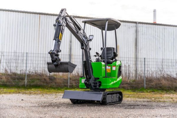 1100 kg Elektrobagger – Lithiumbatterie inklusive, CT-B 12 Li I-Neu – Image 3